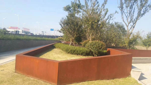 南湖耐候钢挡土墙